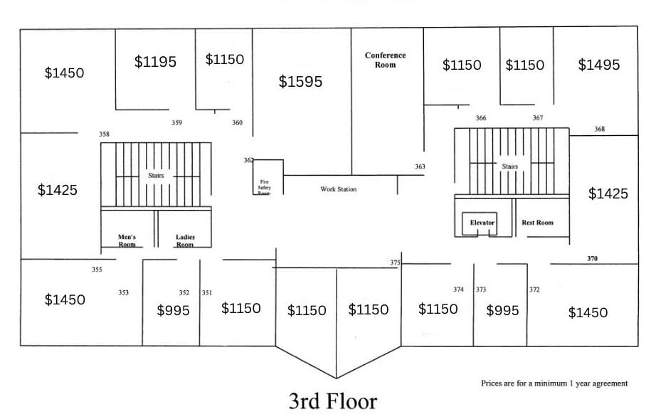 third floor layout