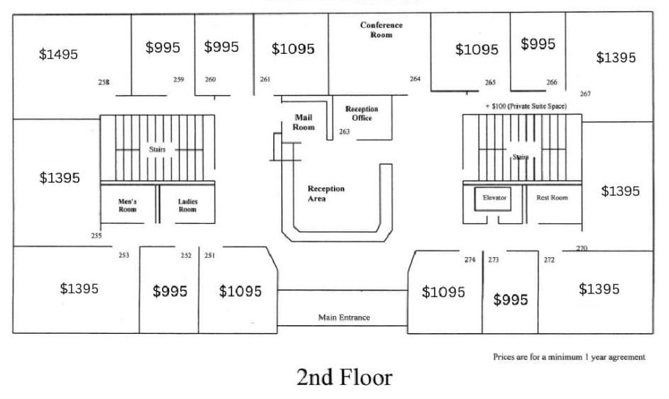 2nd floor layout
