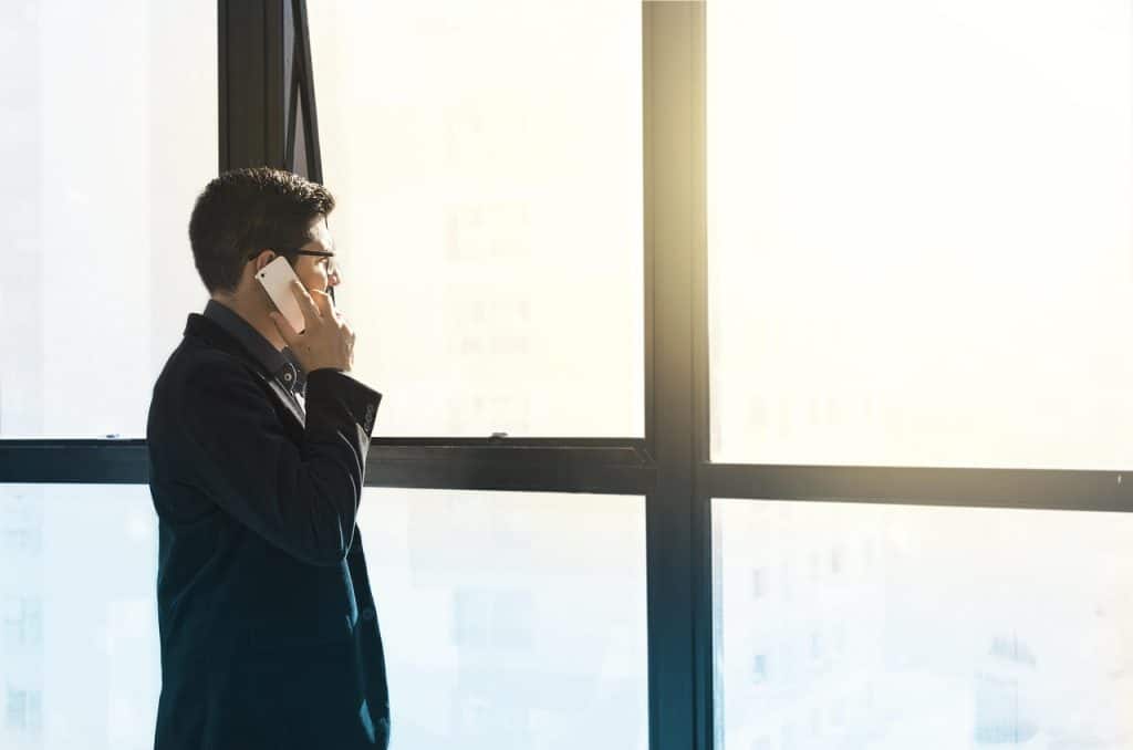Businessman on the Phone