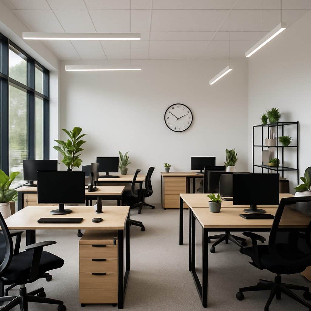 An elegant office layout