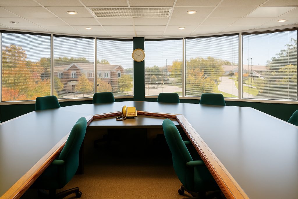 A conference room at Regency Executive Offices in Lancaster, PA