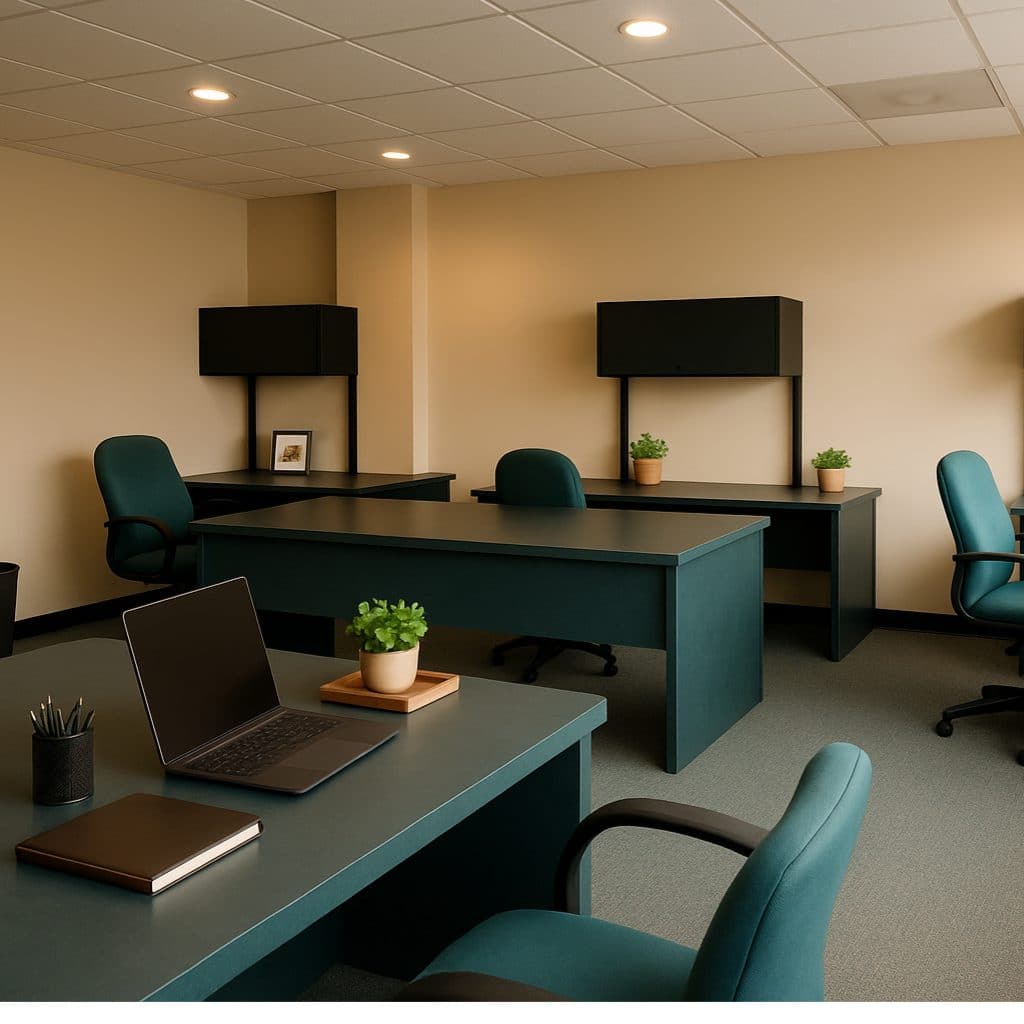 Inside of an office space at Regency Executive Offices in Lancaster, PA